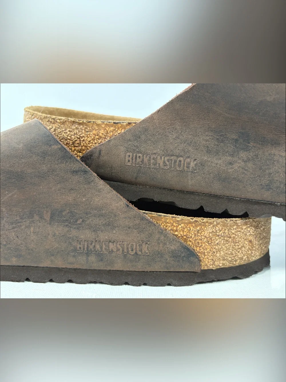 Birkenstock Arizona Sandals EU 46 US 13 Brown Leather Regular Wide Germany